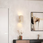Travertine Stone Minimalist Outdoor LED Wall Light