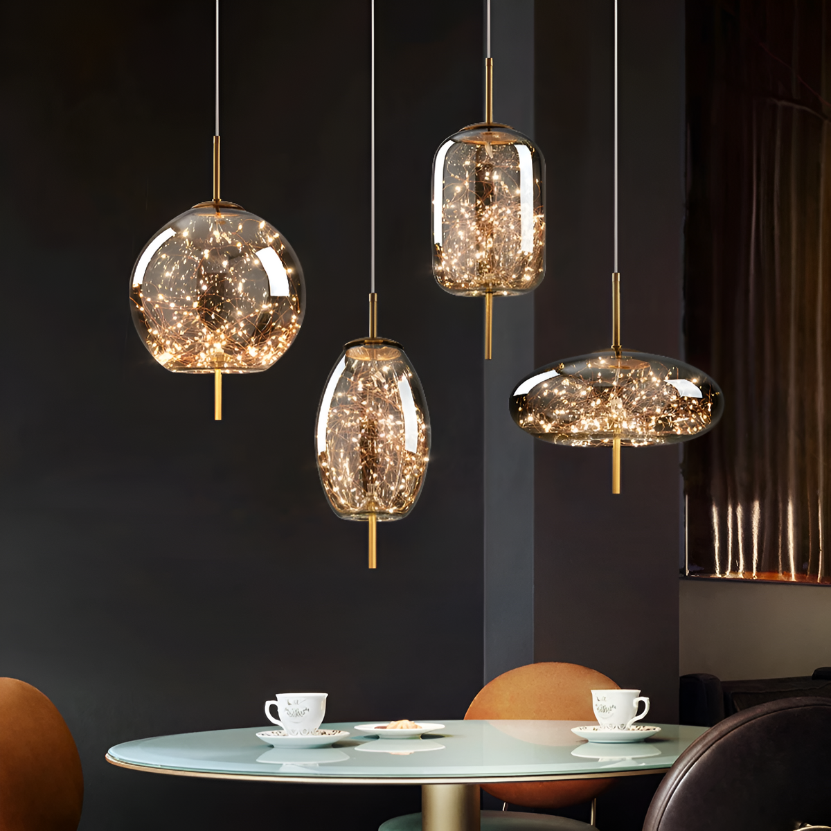 Nordic Luxury Modern Glass Pendant Light