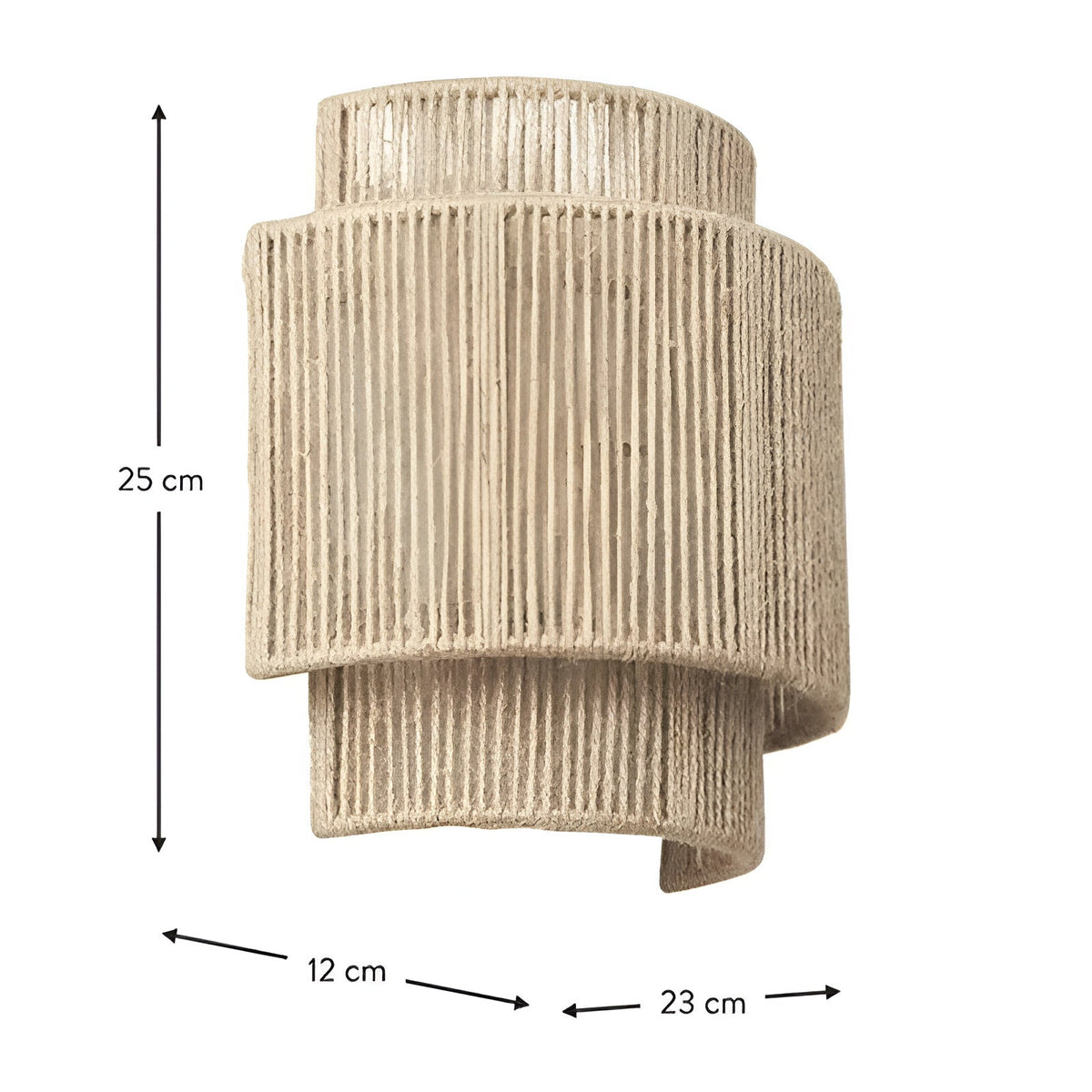 Bohemian Vintage Hand Woven LED Wall Light