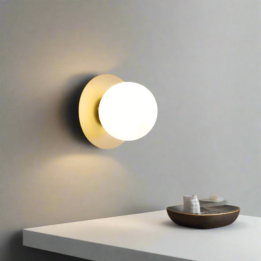 Brilliant Dawn Modern Glass Wall Lamp