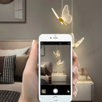 LED Pendant Lamp in the Shape of a Butterfly – Designer Lighting for Bedrooms and Living Rooms