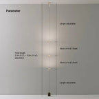 Ray Minimalist Linear Floor Lamp, 3 Bulbs, Bedroom