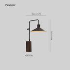 Carins Modern Minimalist Wide Cone Shape Waterproof Outdoor Light