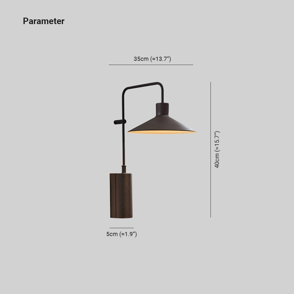 Carins Modern Minimalist Wide Cone Shape Waterproof Outdoor Light