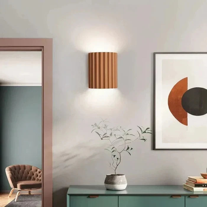 Nordic Resin Clarity Minimalist Wall Light