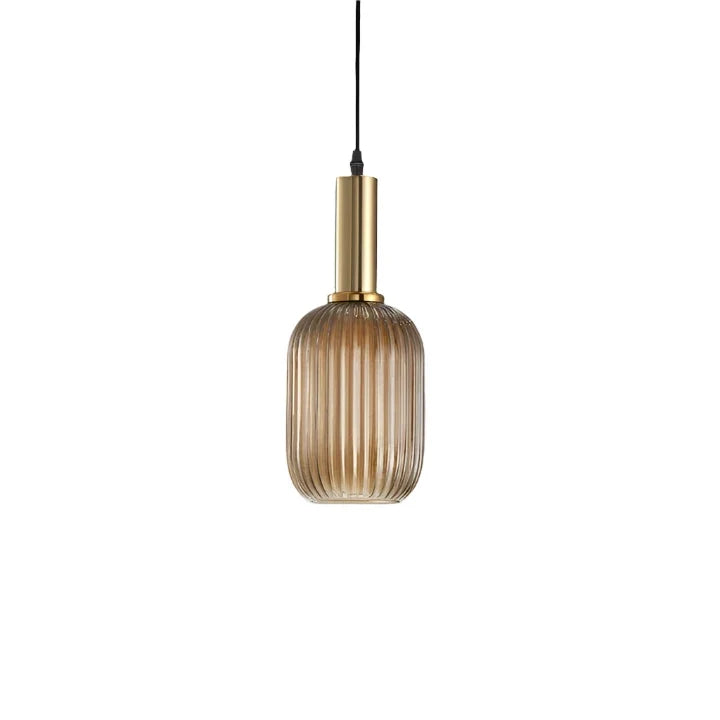 Nordic Colorful Glass Retro Pendant Light
