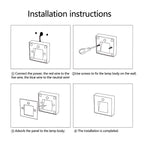 Modern Minimalist Motion Sensor LED Wall Stairway Lights