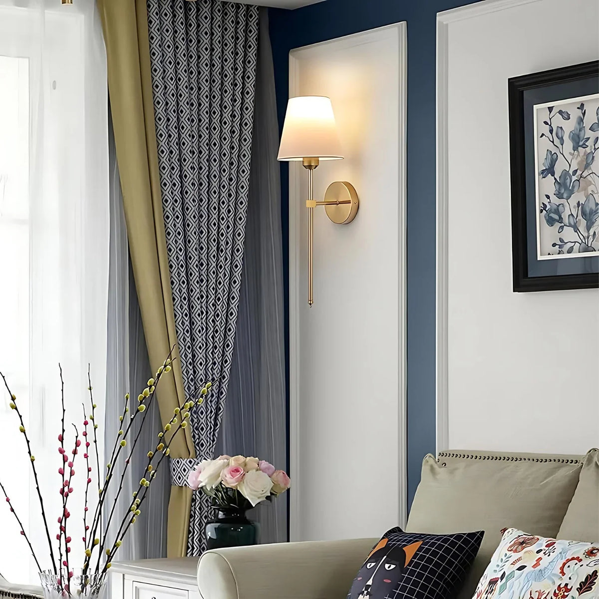 The Princely Torch Wireless Elegant Iron Wall Light