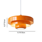 Designer LED pendant lamp with a modern geometric shape