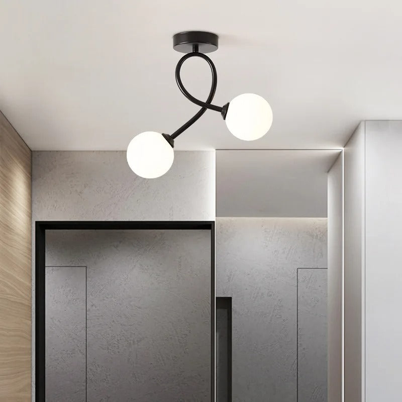 Zenovia - Elegant Minimalist Glass Ceiling Lamp