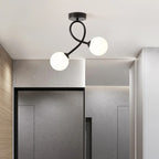 Zenovia - Elegant Minimalist Glass Ceiling Lamp