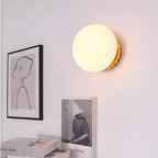 Roselle Nordic Pink Glass Wall Light