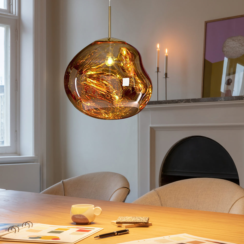 Thelma Minimalist Artistic Lava Melt Pendant Light