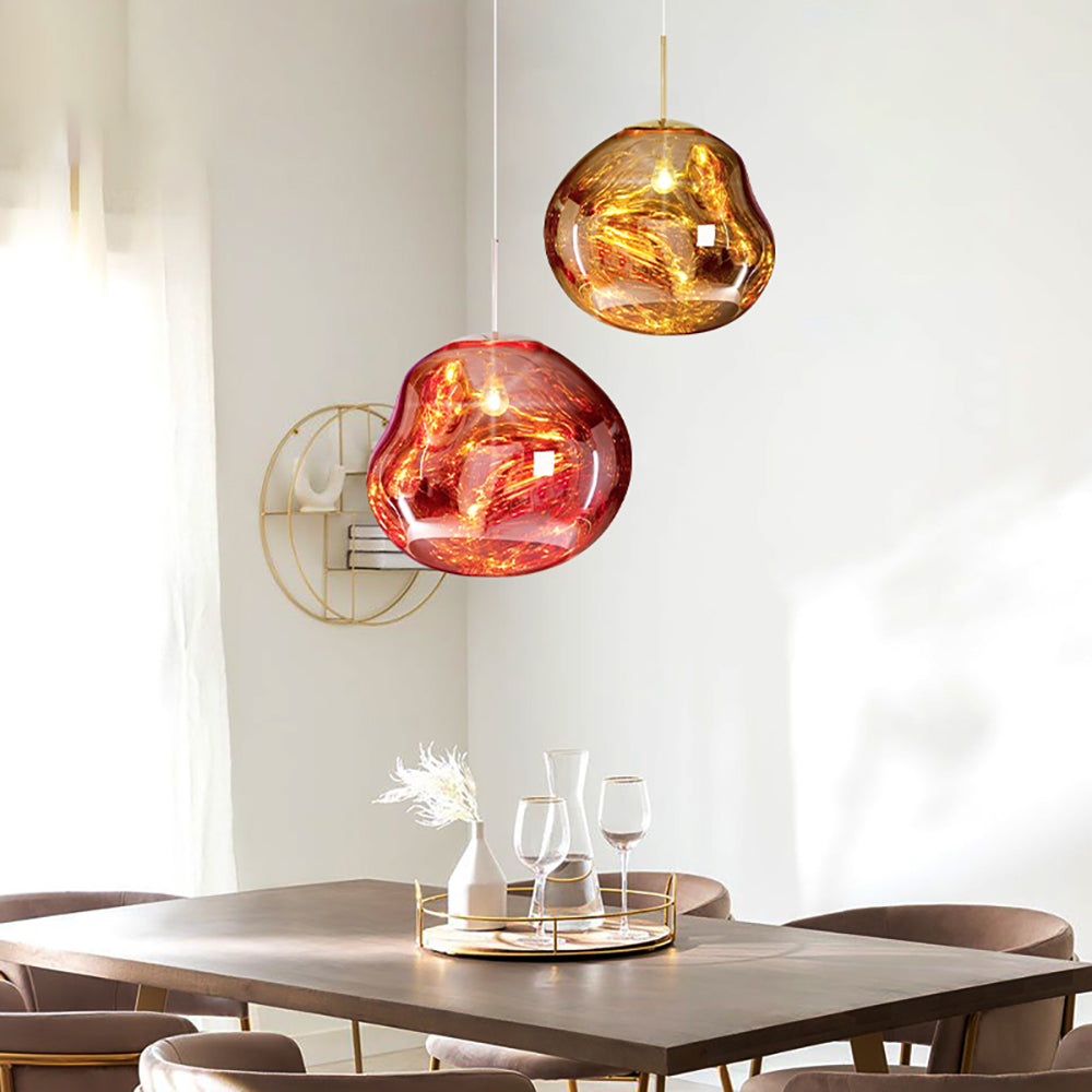 Thelma Minimalist Artistic Lava Melt Pendant Light