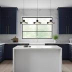 Modern Minimalist Glass Indoor Bar Pendant Lights