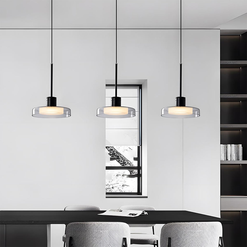 Modern Minimalist Glass Indoor Bar Pendant Lights