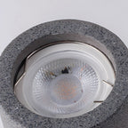 Modern Minimalist Round Concrete LED Ceiling Lights Mainless Lighting