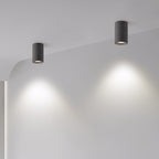 Modern Minimalist Round Concrete LED Ceiling Lights Mainless Lighting