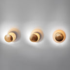 Nordic Postmodern Minimalist Moon Eclipse Creative Wall Sconce