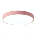 Nordic Macaron Round LED Ceiling Light