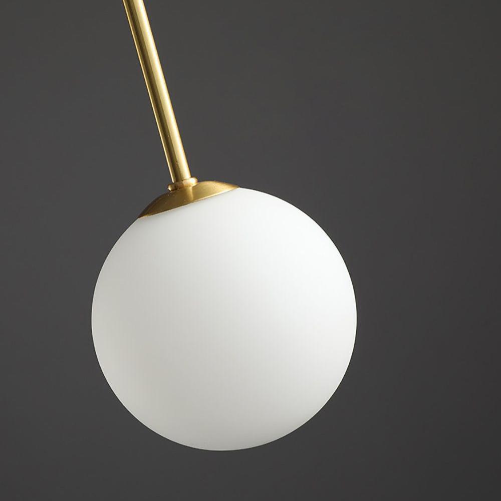 Nordic Gran Finale Nordic White Glass Metal Pendant Light