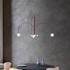 Nordic Gran Finale Nordic White Glass Metal Pendant Light