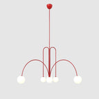 Nordic Gran Finale Nordic White Glass Metal Pendant Light