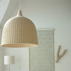 Nordic Rustic Rattan Pendant Light