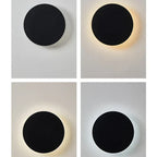 Modern Round LED Wall Sconce – Minimalist Exterior Lighting