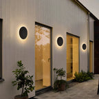 Modern Round LED Wall Sconce – Minimalist Exterior Lighting