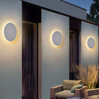 Modern Round LED Wall Sconce – Minimalist Exterior Lighting