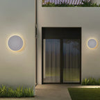 Modern Round LED Wall Sconce – Minimalist Exterior Lighting