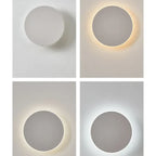Modern Round LED Wall Sconce – Minimalist Exterior Lighting