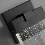 Rectangular Bubble Crystal Waterproof LED Modern Outdoor Wall Sconce