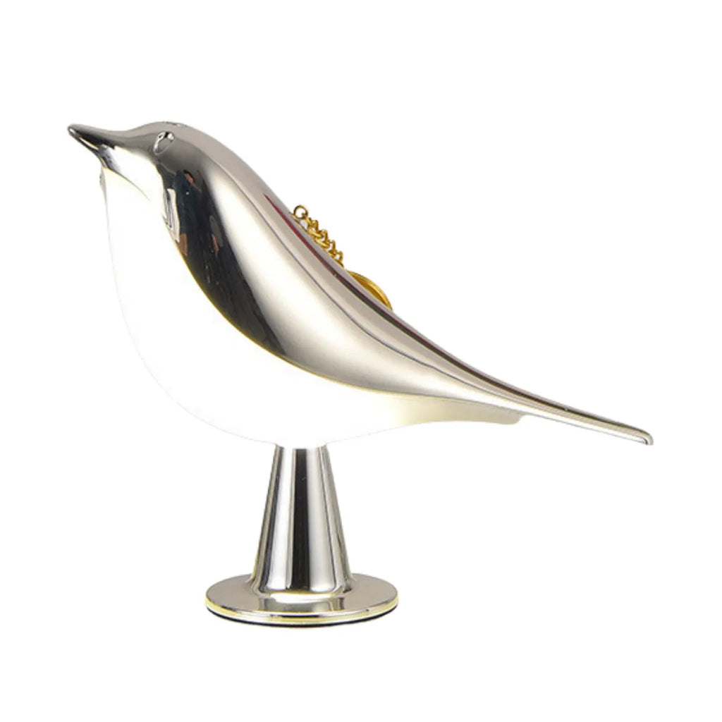 LED Night Lamp Bird – Decorative Table Lamp with Wood Effect