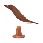 LED Night Lamp Bird – Decorative Table Lamp with Wood Effect