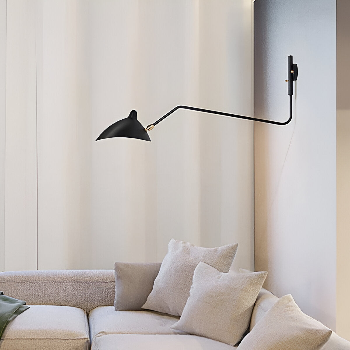 Duckbill Adjustable Bedside Arm Wall Light