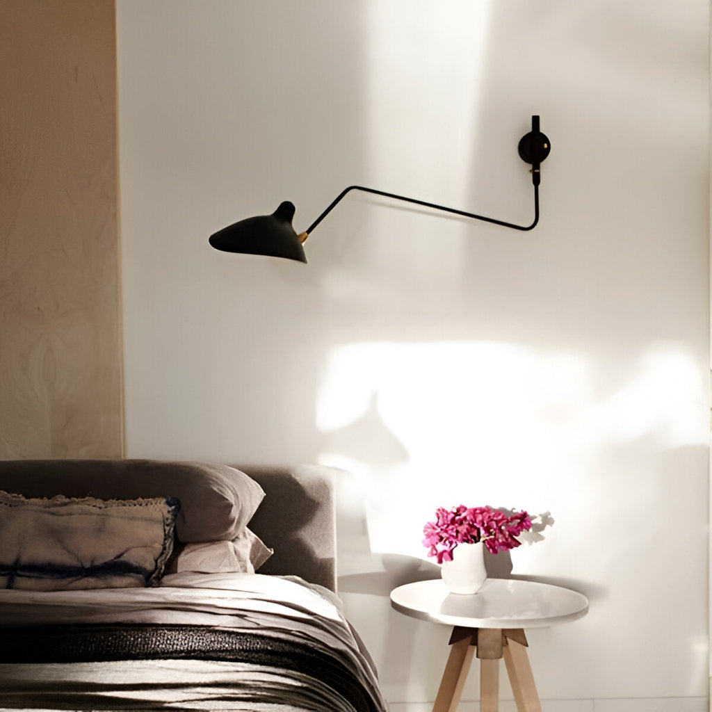 Duckbill Adjustable Bedside Arm Wall Light