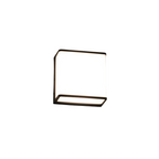 Modern Minimalist Rectangular Acrylic Sensor Solar Waterproof Outdoor Wall Light