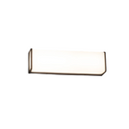 Modern Minimalist Rectangular Acrylic Sensor Solar Waterproof Outdoor Wall Light
