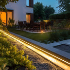 Solar COB DIY Waterproof Outdoor Recessed LED Flexible Linear Light