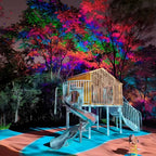 Solar Outdoor Waterproof RGB LED Spot Light Landscape Tree Lighting