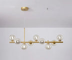 Modern pendant lamp chandelier with spherical shades