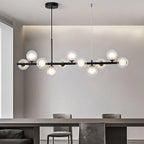 Modern pendant lamp chandelier with spherical shades