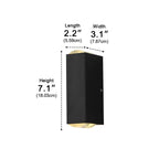 Up and Down LED Wall Light Outdoor Waterproof IP65 Interior Aluminium Corridor Stairs Lighting