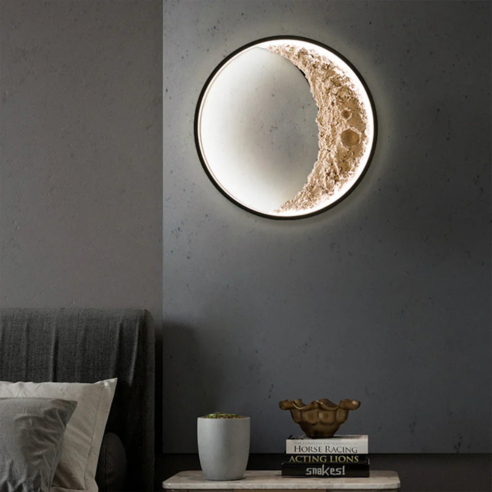 LED 3D Moon Wall Lamp