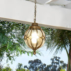 Waterproof Aluminium Ball Outdoor Chandelier Light Hanging Pendant Light