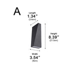 Waterproof Modern Up&Down LED Outdoor Spotlight Wall Washer Light